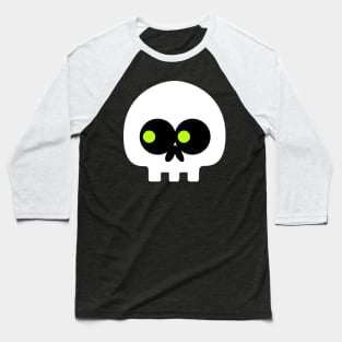 Skull Emoji Baseball T-Shirt